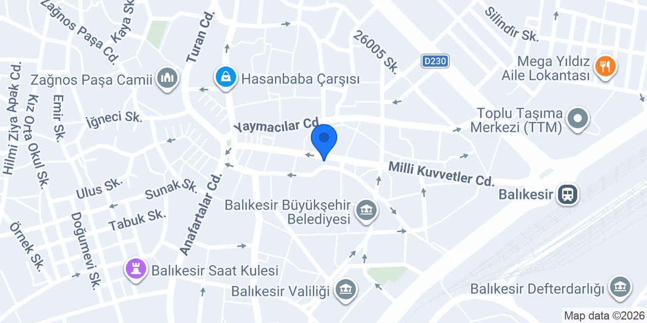 VakıfBank Balıkesir Şubesi konumu