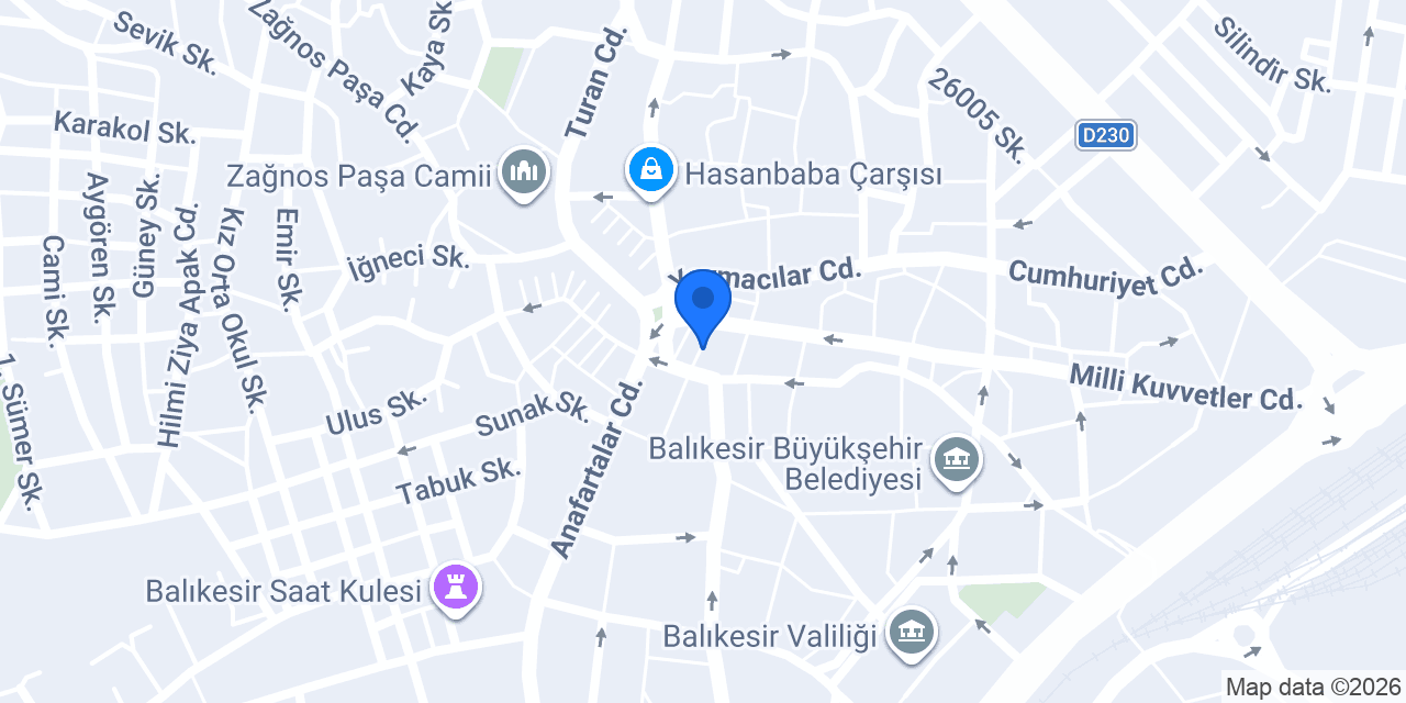 Sosyete Çiçekçilik konumu