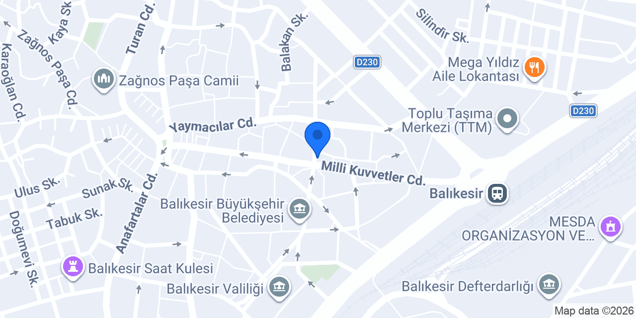 Dt. Mehmet Çalık konumu