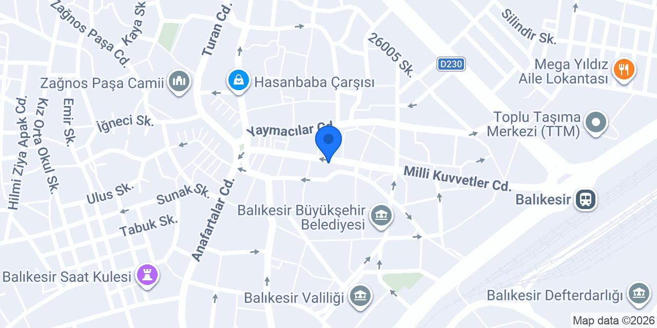 Salon Merve Atay konumu