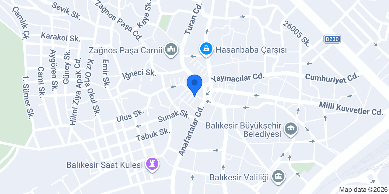 PİZZA VERA konumu