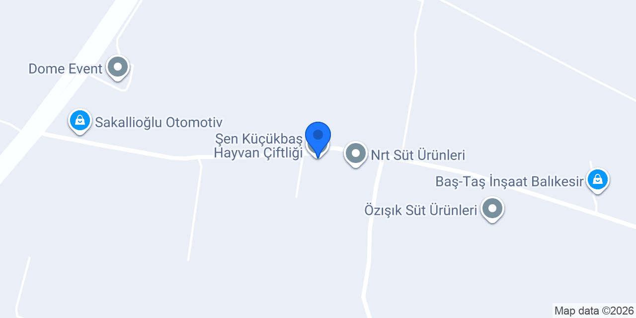 Şen Küçükbaş Hayvan Çiftliği konumu