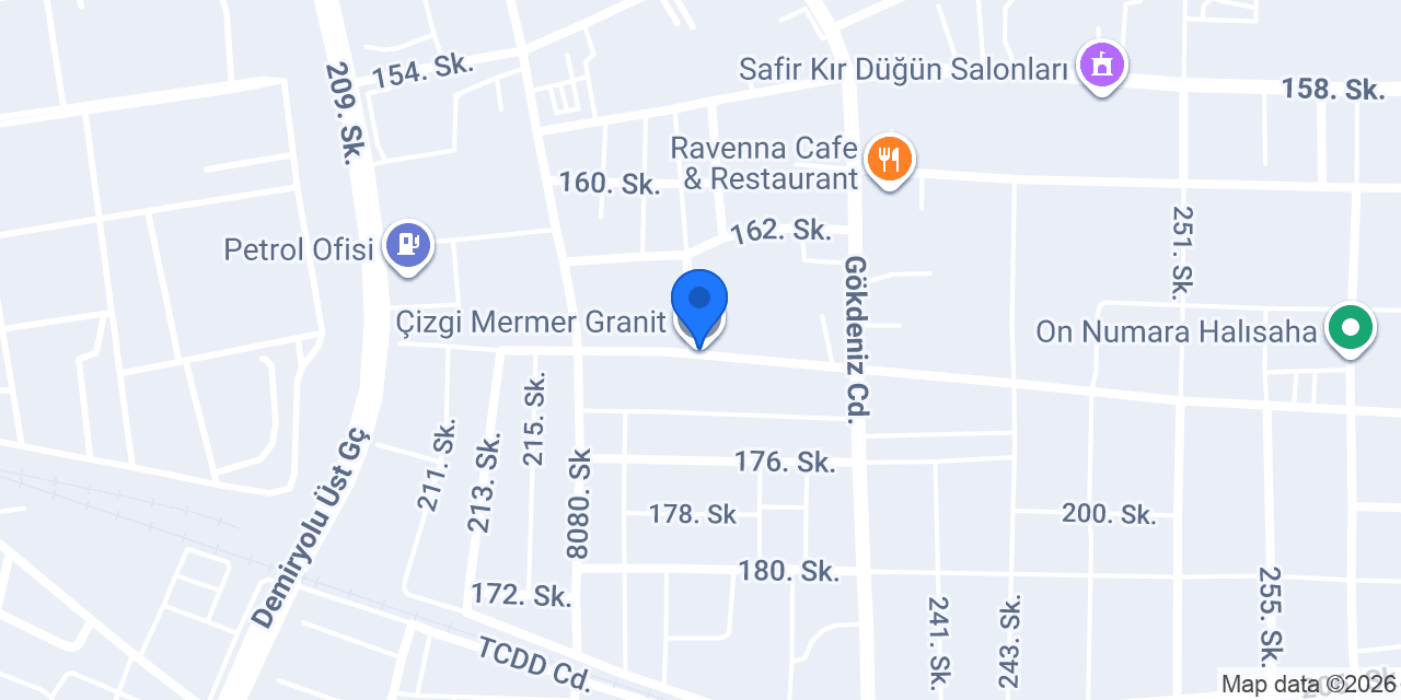 Çizgi Mermer Granit konumu