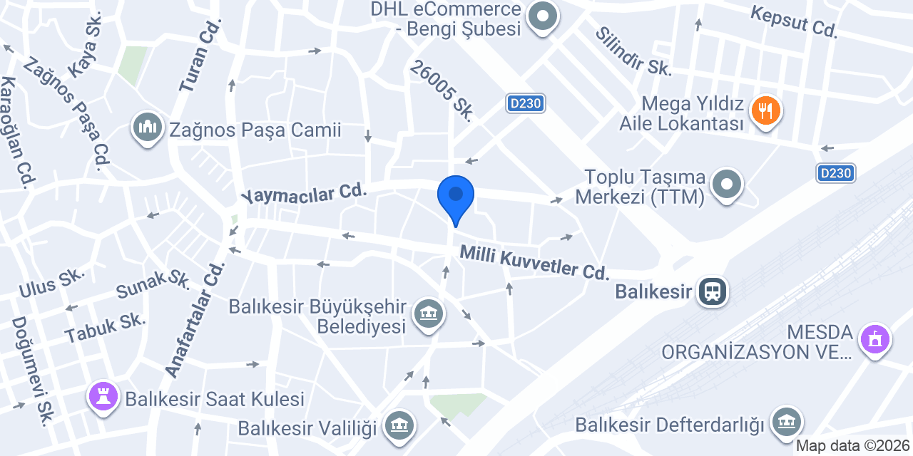 Gümüş Çiçekçilik konumu