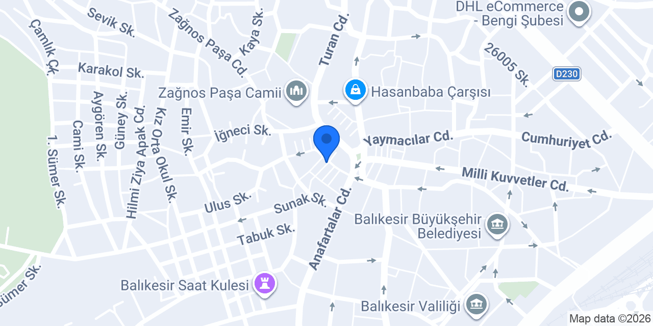 Şamlılı Köfte konumu