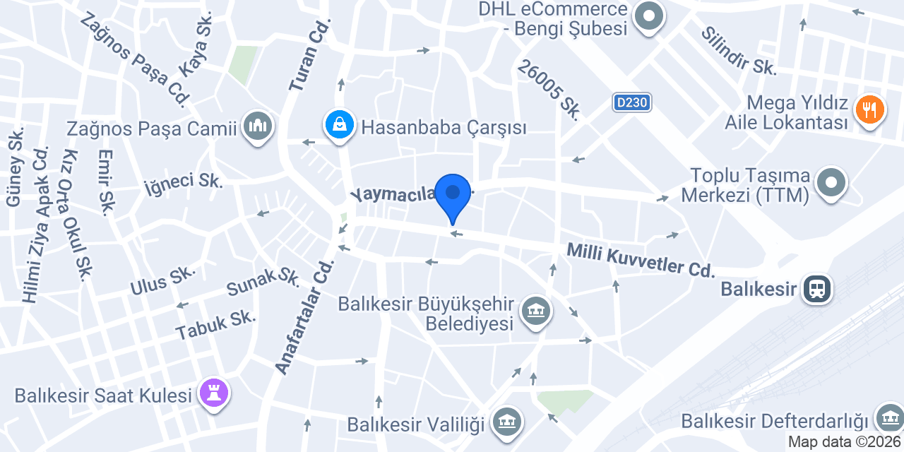 Profiterolcü Nilda Balıkesir konumu