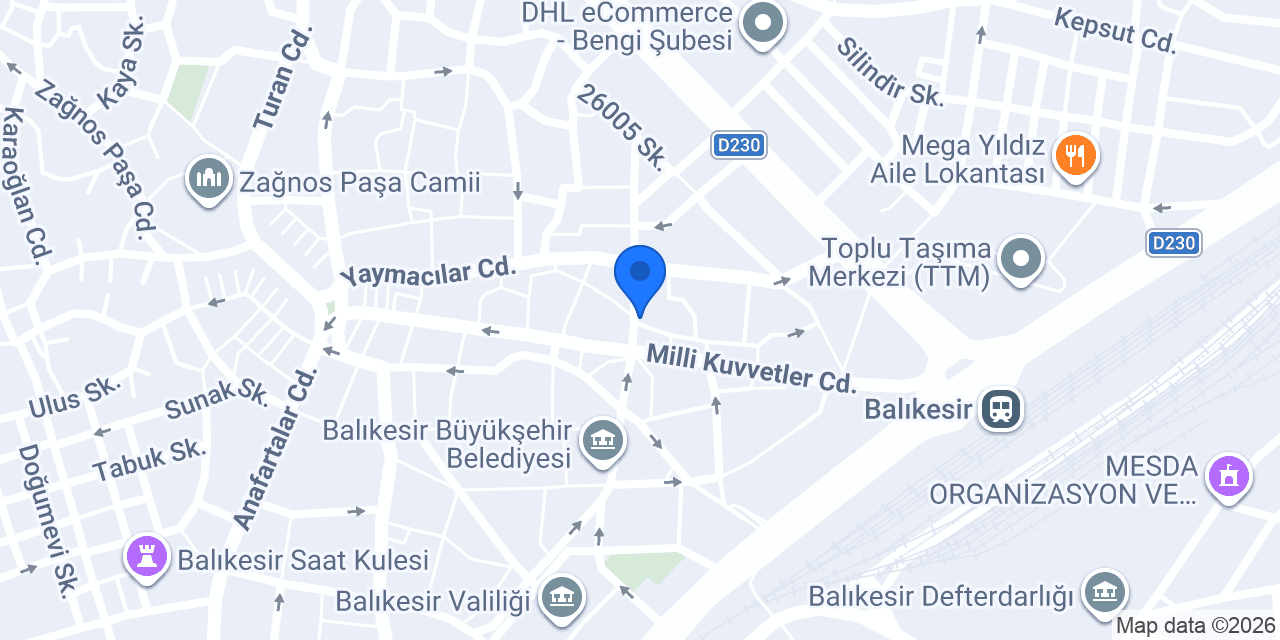 Salon T.E.K. konumu
