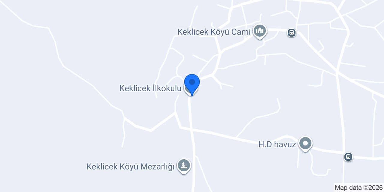Keklicek İlkokulu konumu