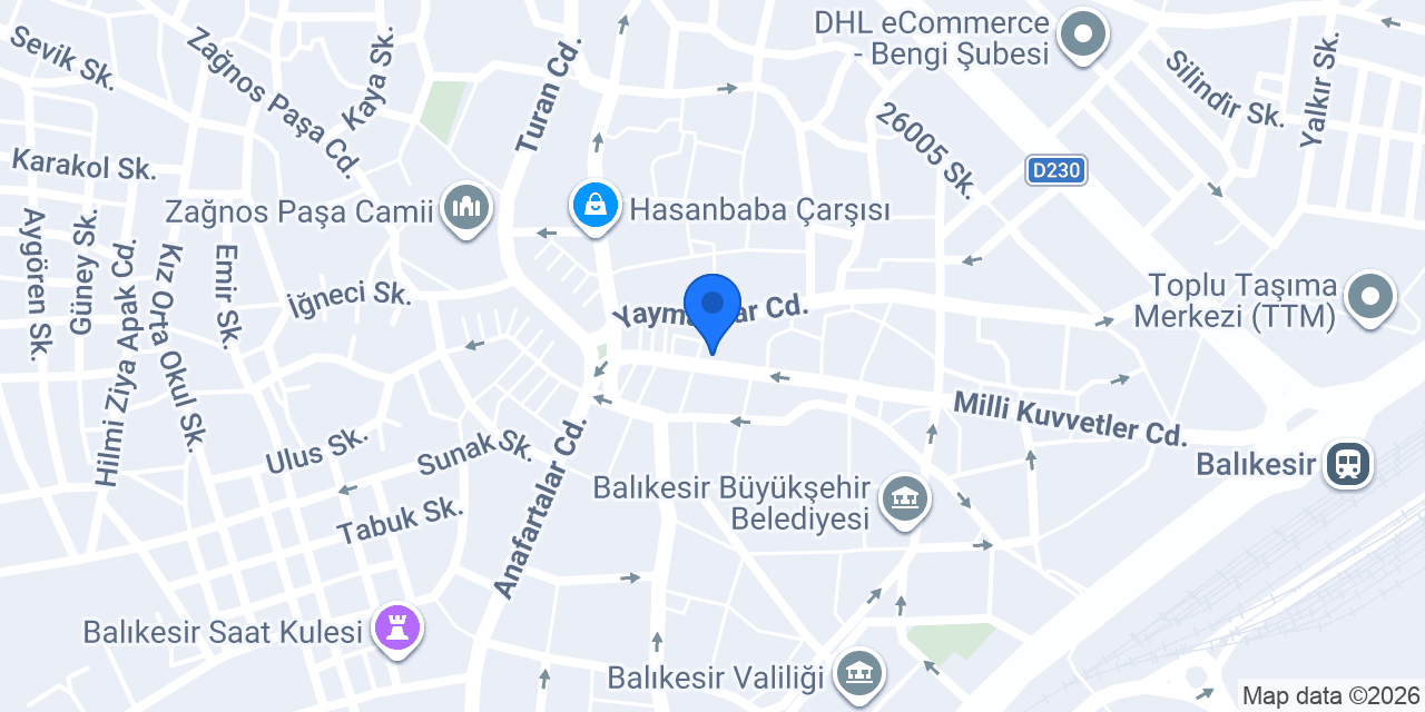 Ecem S Special Çikolata Ltd. Şti. konumu