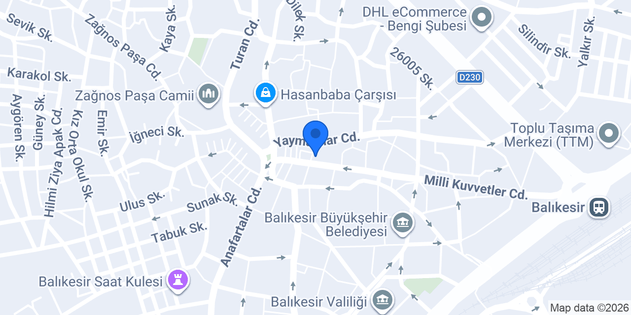 Blue White Balıkesir konumu