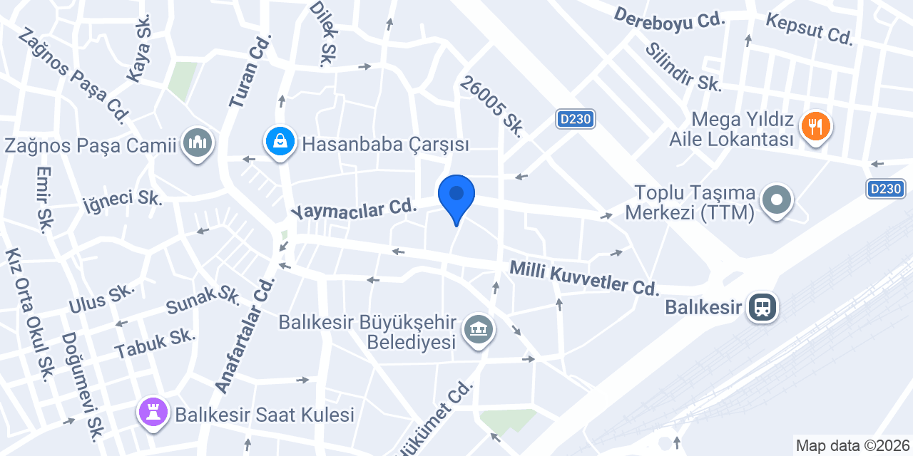 Özdemir Otel konumu