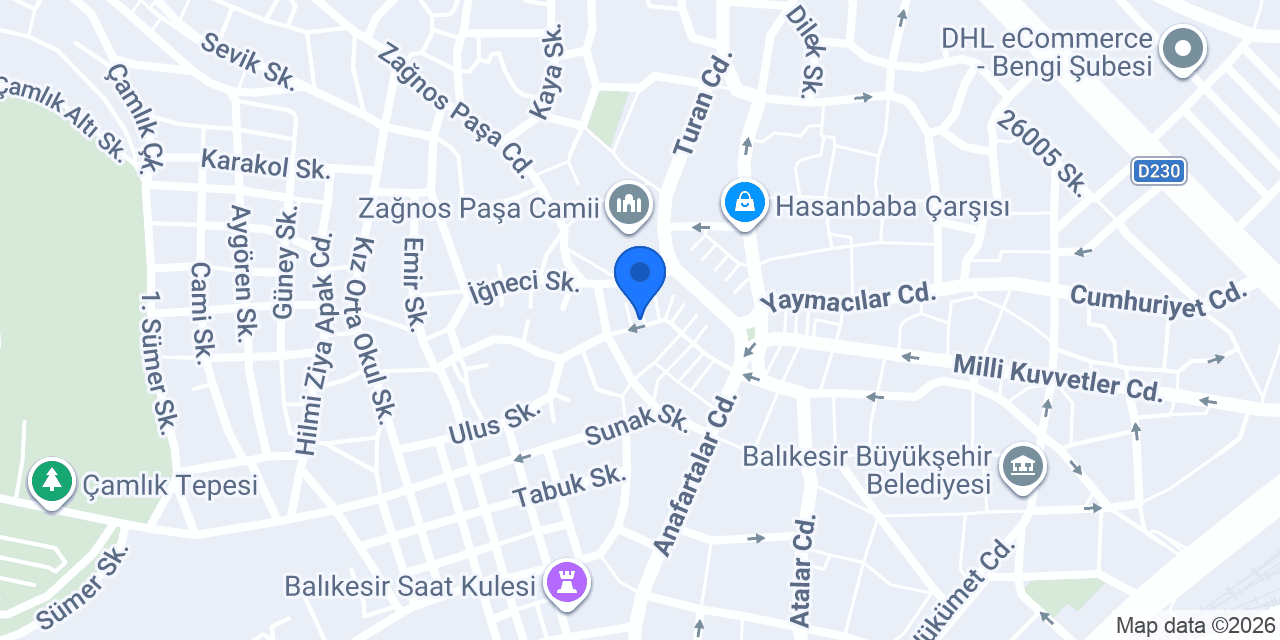 Zafer Paket konumu