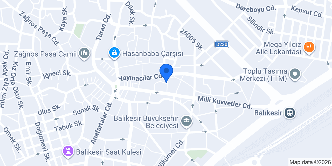 Marvel Berber Salonu konumu