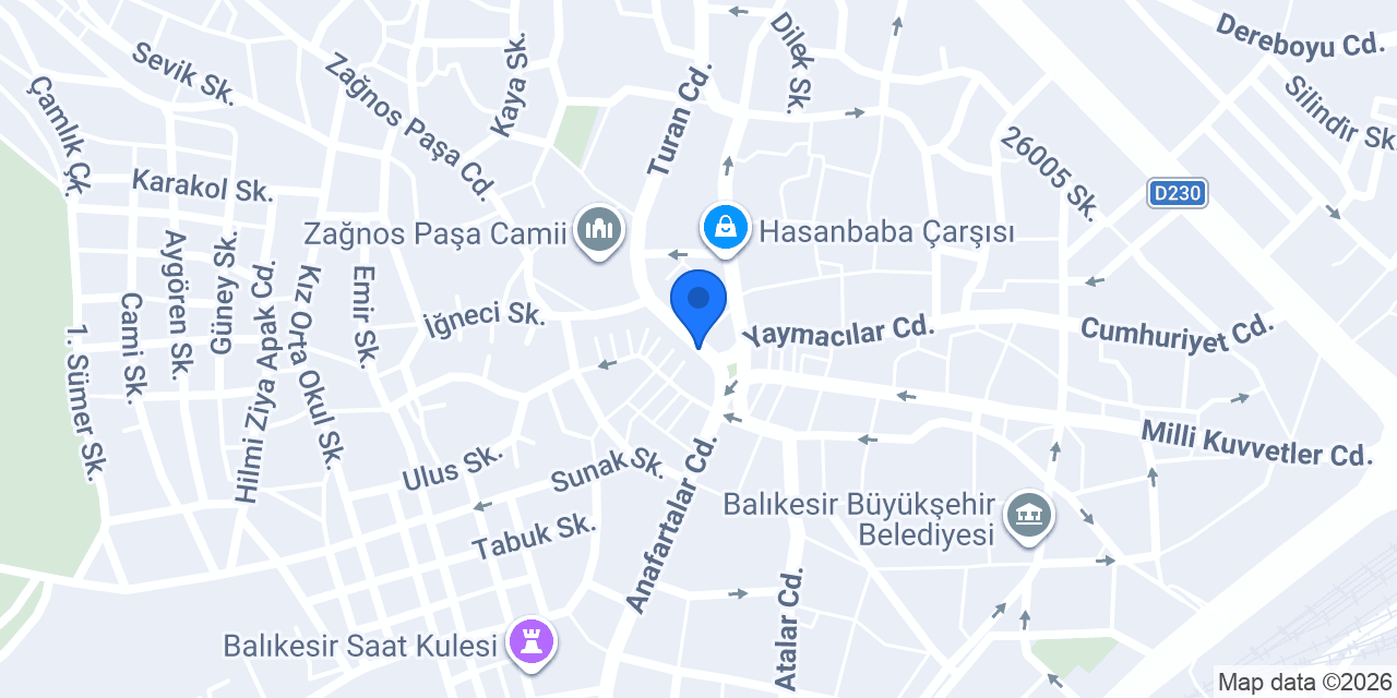 Bluediamond Balıkesir konumu