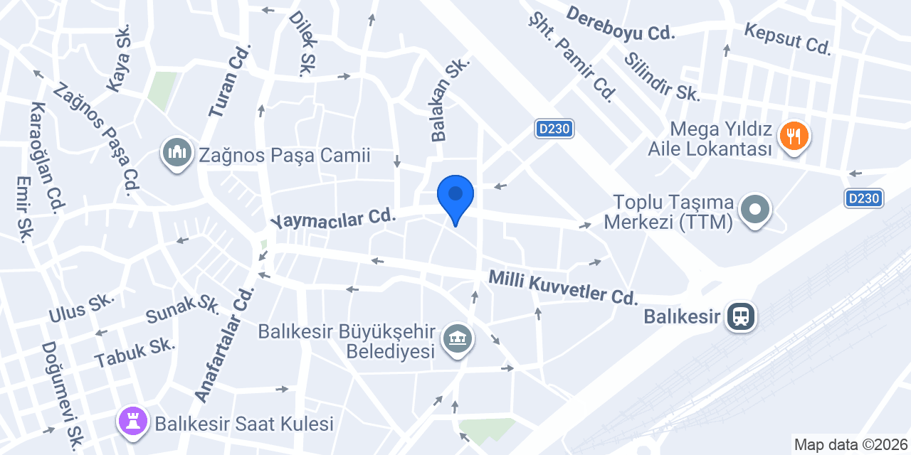 İŞLER KİTABEVİ BALIKESİR ŞUBE konumu