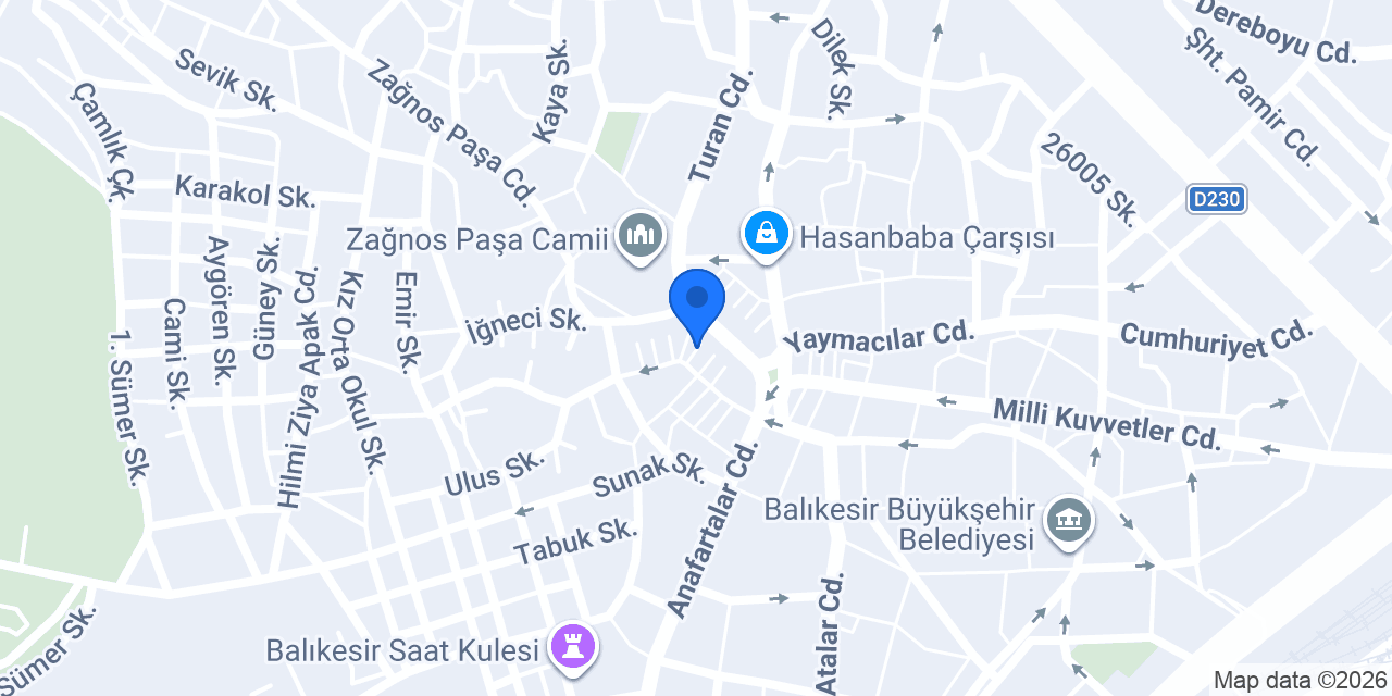 Balıkesir Akın çiçekçilik konumu