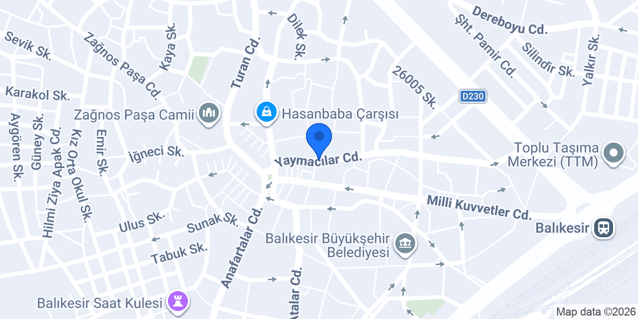 Şekerbank Balıkesir konumu