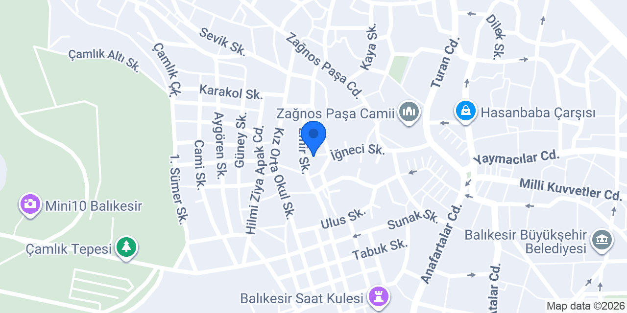 Kuru Ticaret ECA ÖZEL SERVİS konumu