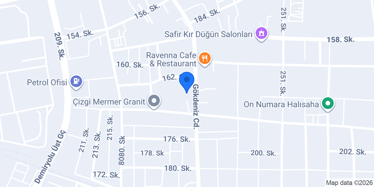 Gürler Beton konumu