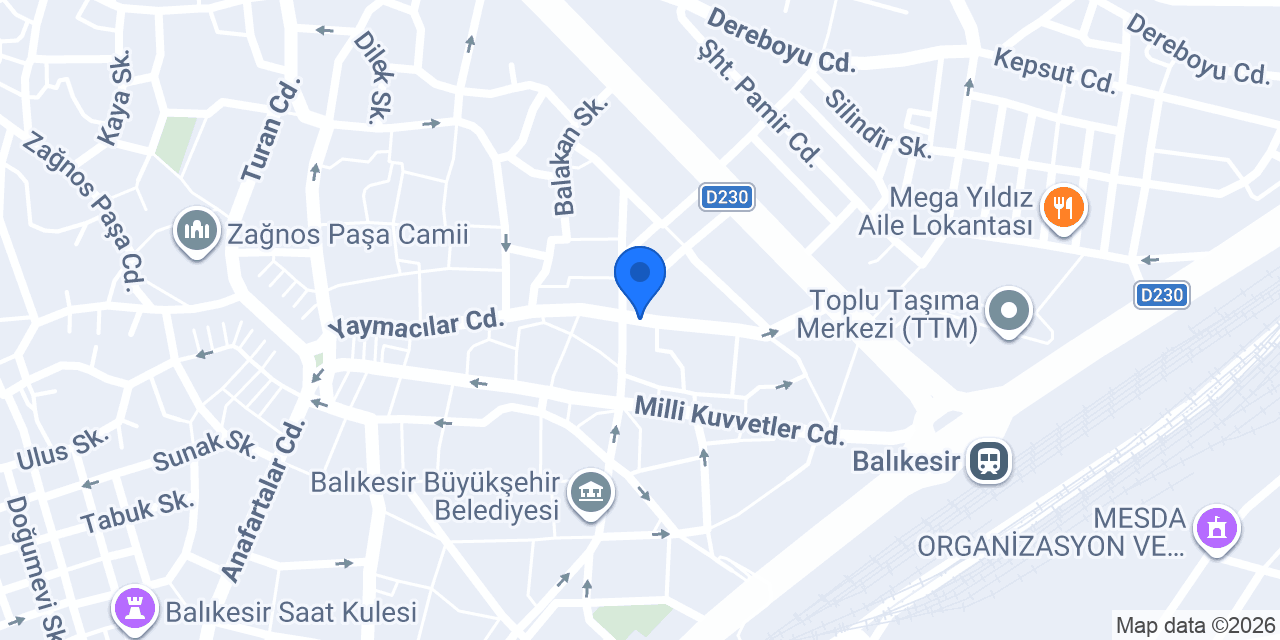 Balıklı Kasabı konumu