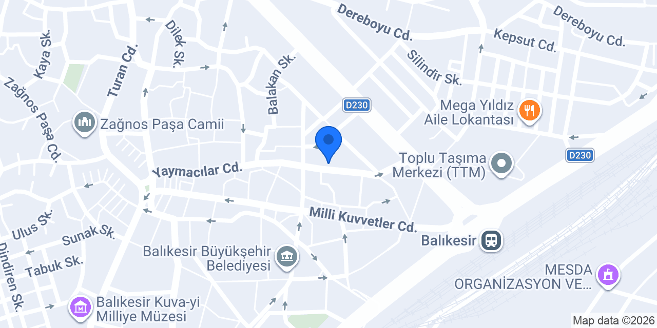 İnce Kundura konumu