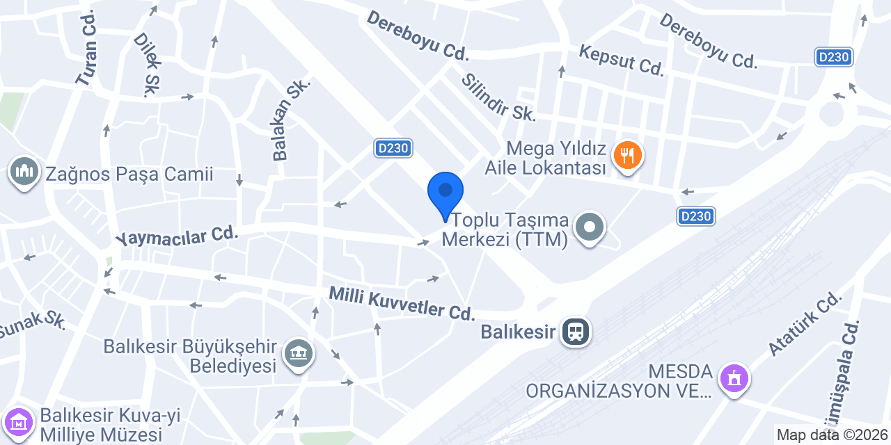 TEST KİTABEVİ (KR STORE) konumu