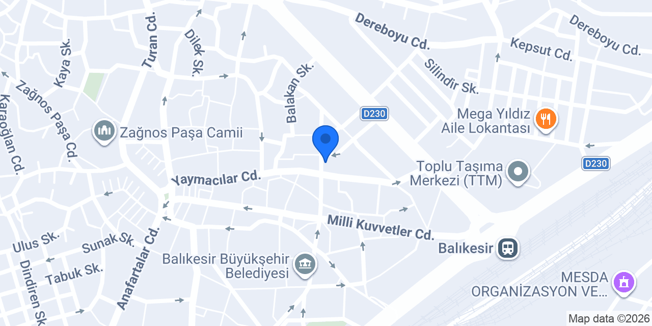 Kebapçı Ali usta konumu
