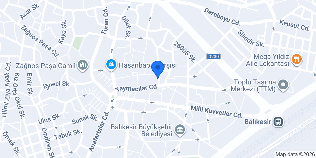 Engin Mobilya konumu