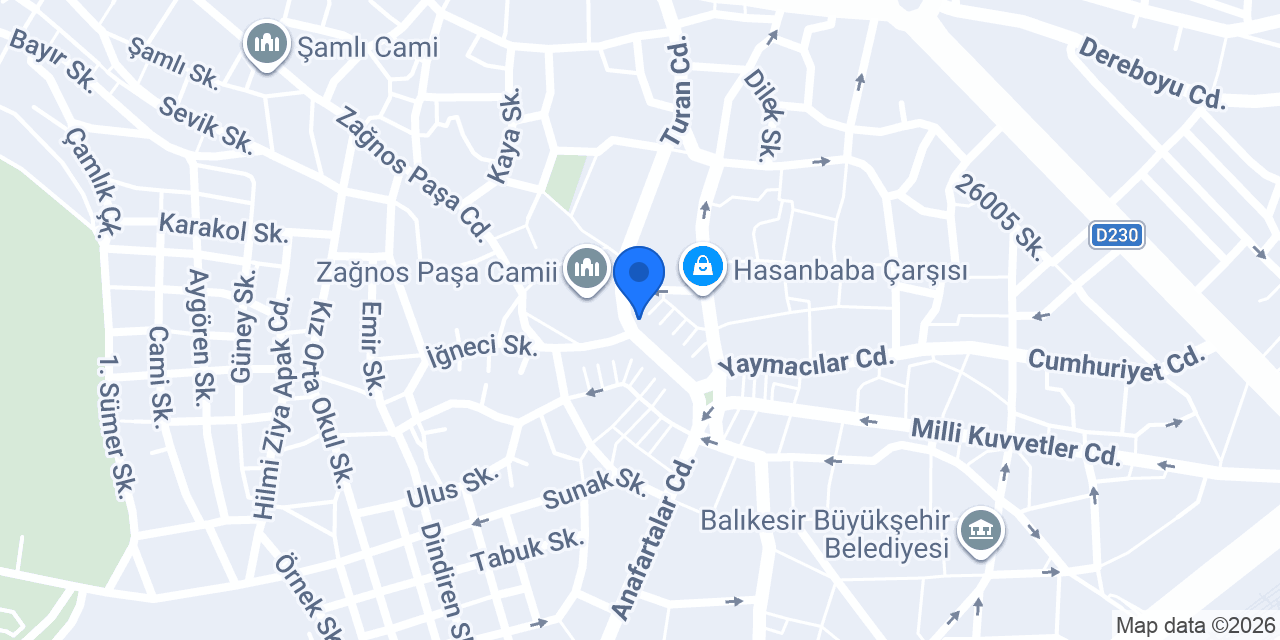 Gerikoğlu Süt konumu