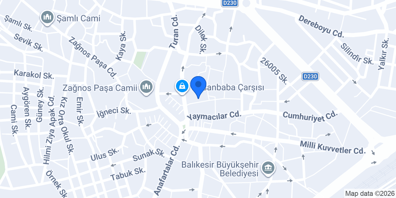 Luna Mimarlık konumu