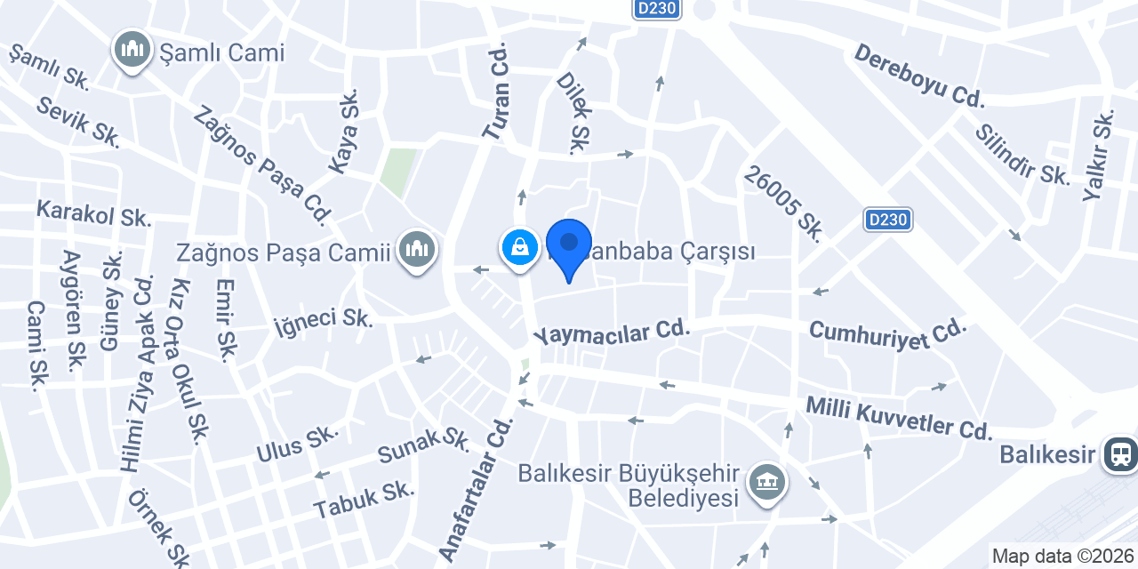 Kalcı Hukuk Bürosu konumu