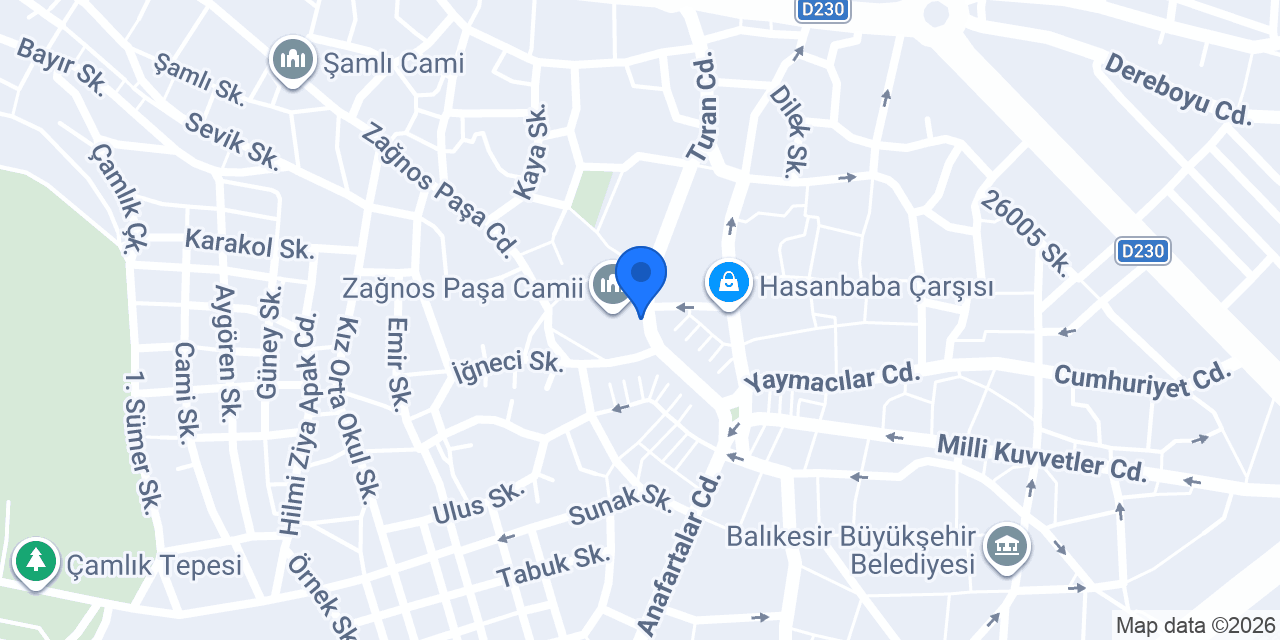 Hafız Yasin Baklavaları konumu