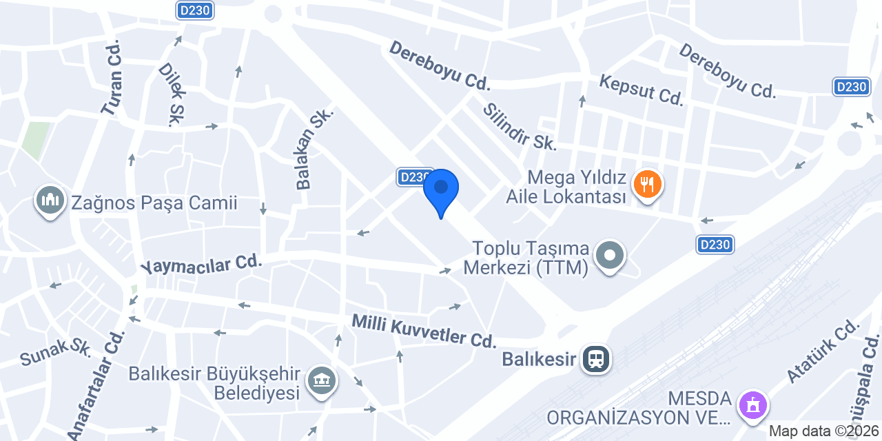 Balıkesir TTM Sınav Kurs konumu