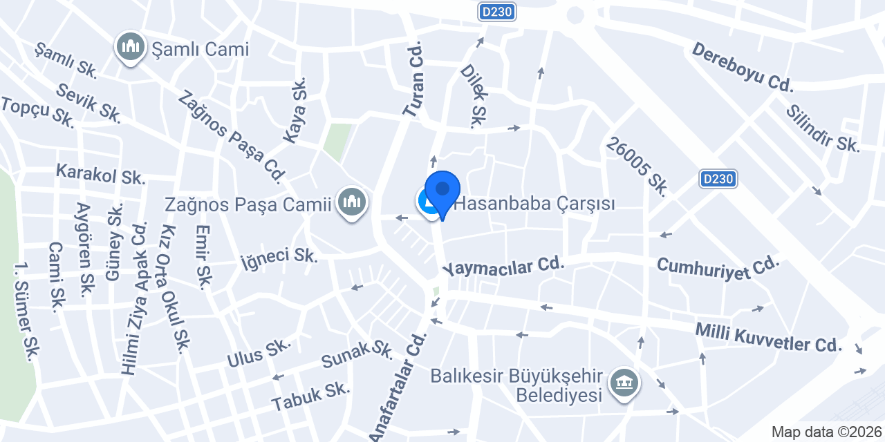 TEB Yatırım Balıkesir Şubesi konumu