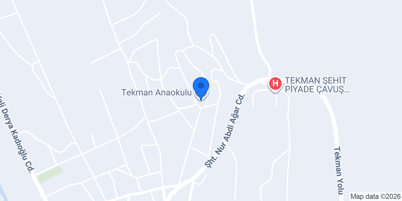 Tekman Anaokulu konumu