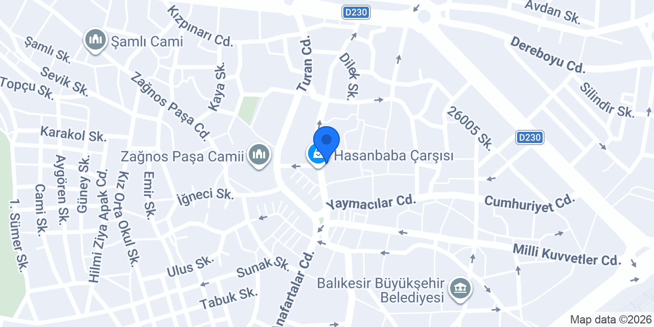 TEB Balıkesir Şubesi konumu