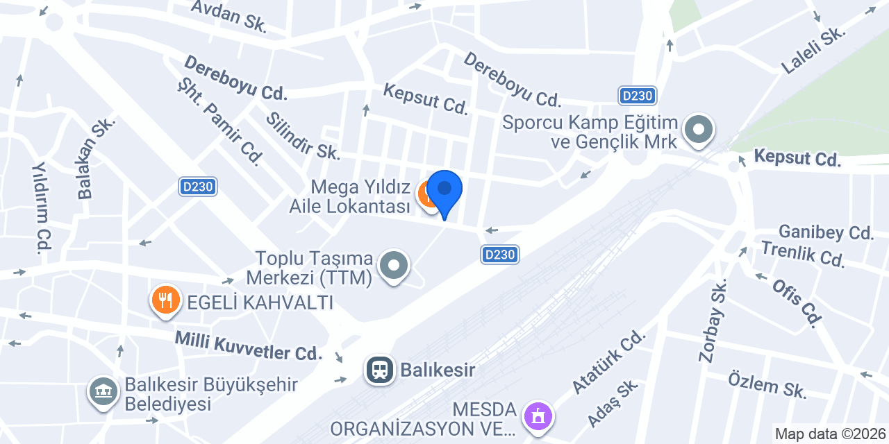 Erdil Akü TTM Şube konumu