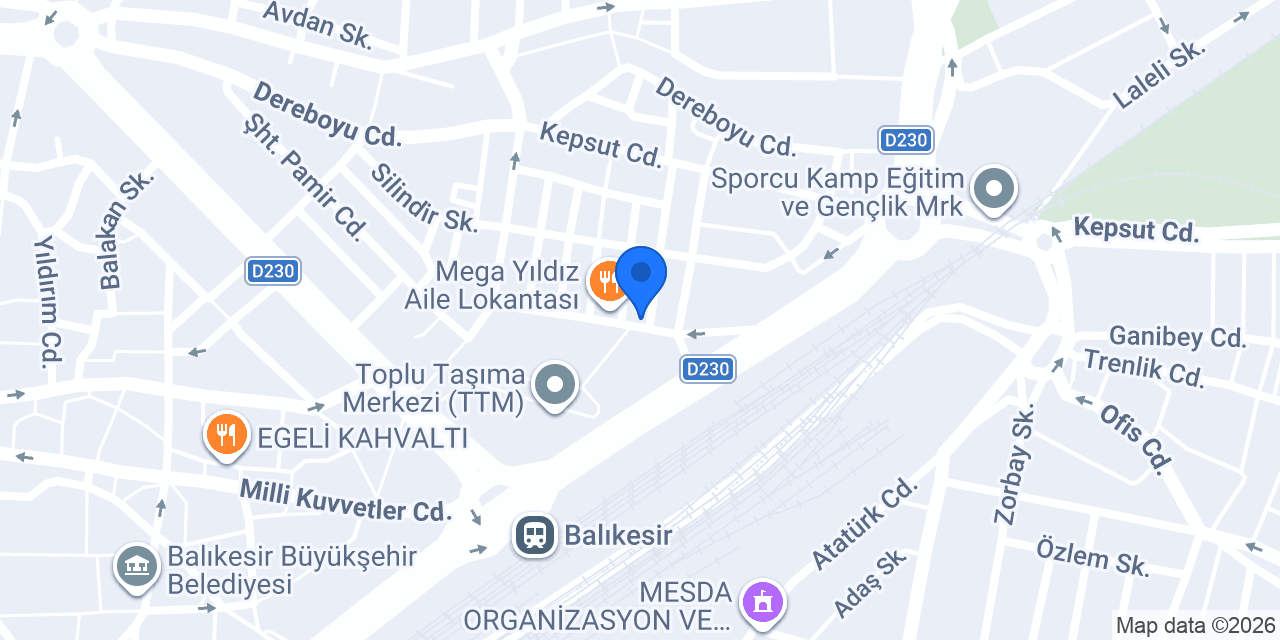 Aras Kargo Ttm Cep Şubesi konumu