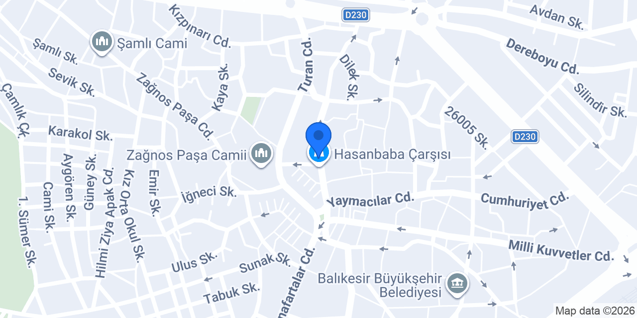 Zağnos Turizm konumu