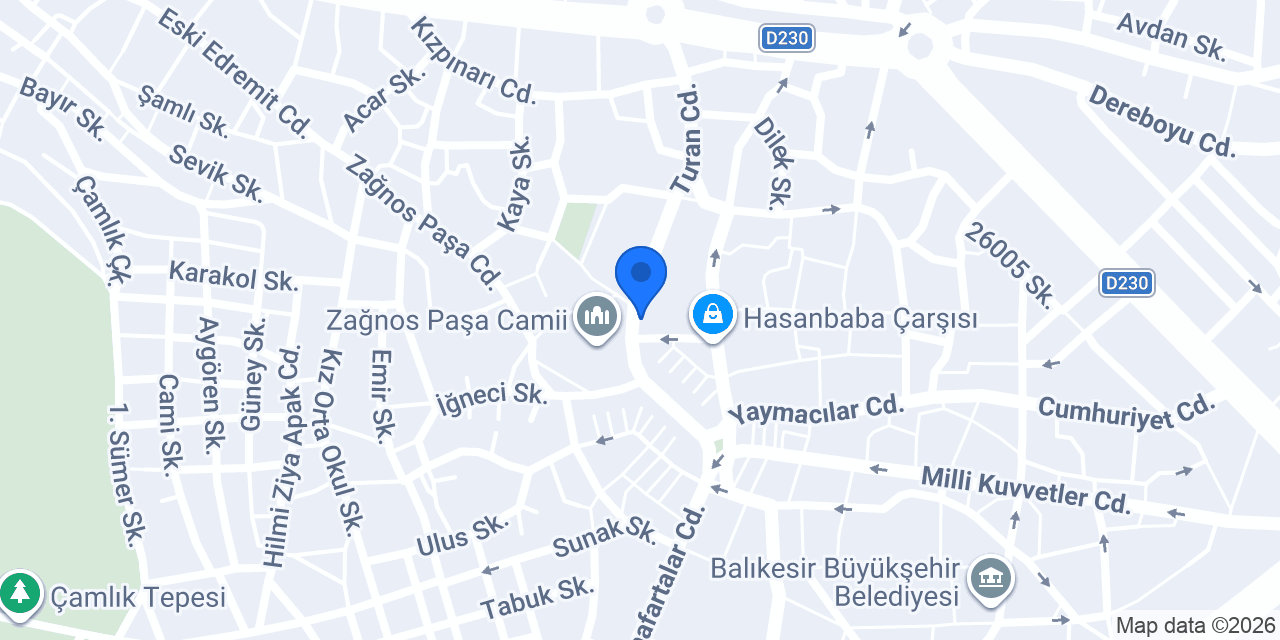 Kanaat Lokantası konumu