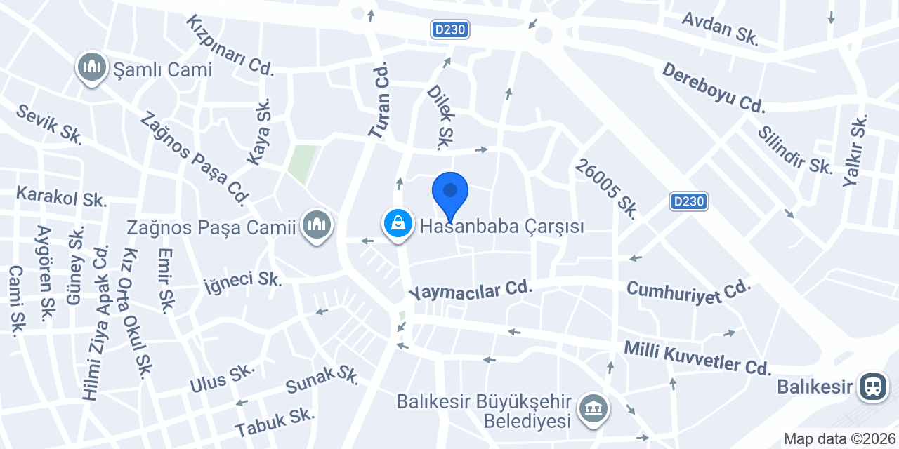 türev özel öğretim kursu konumu