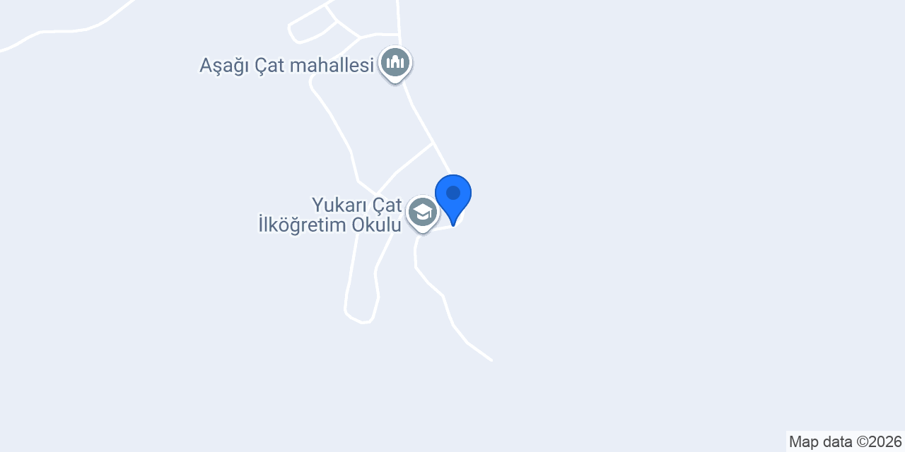 Yukarı Çat Köyü Muhtarlığı konumu