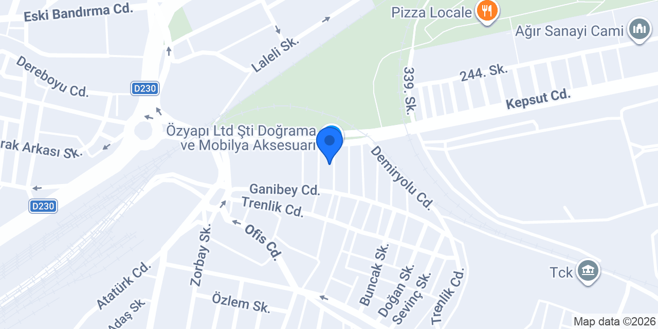 Irmak Mobilya konumu