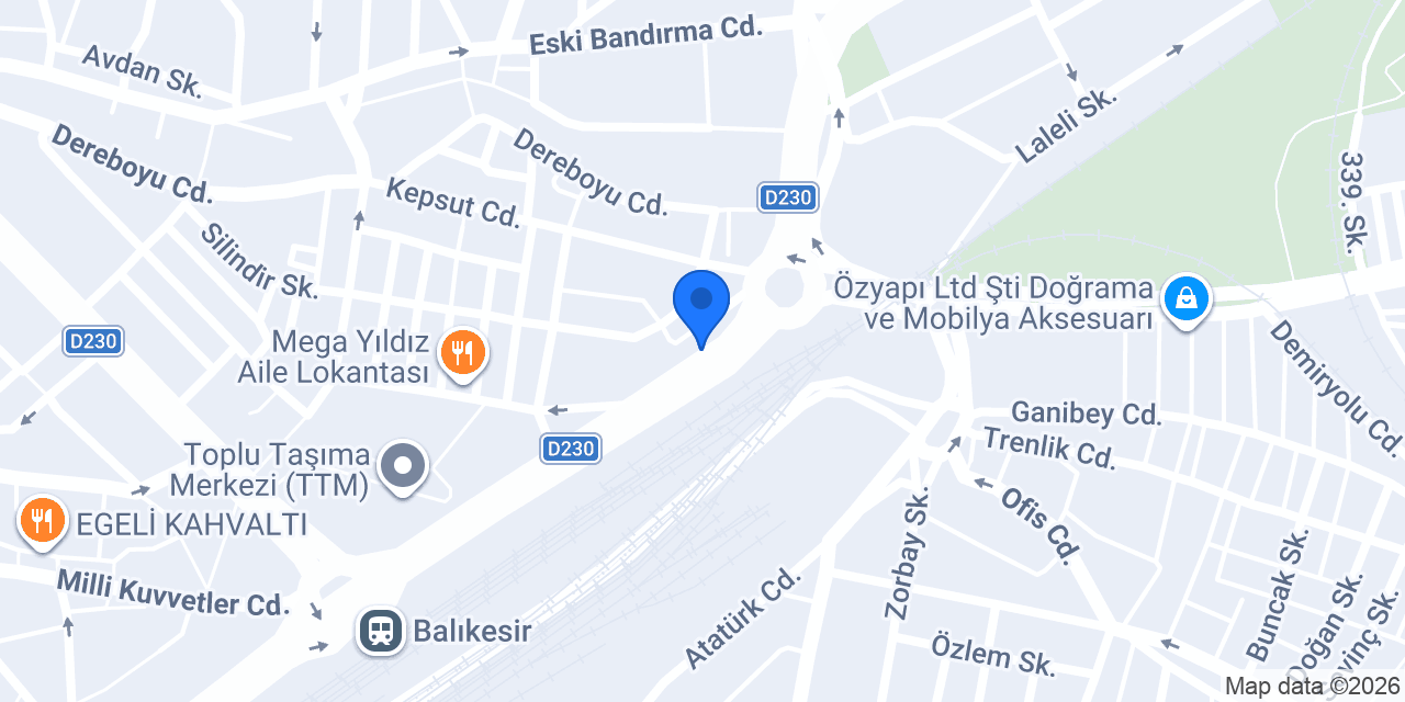 YDS Academy Balıkesir Şubesi konumu