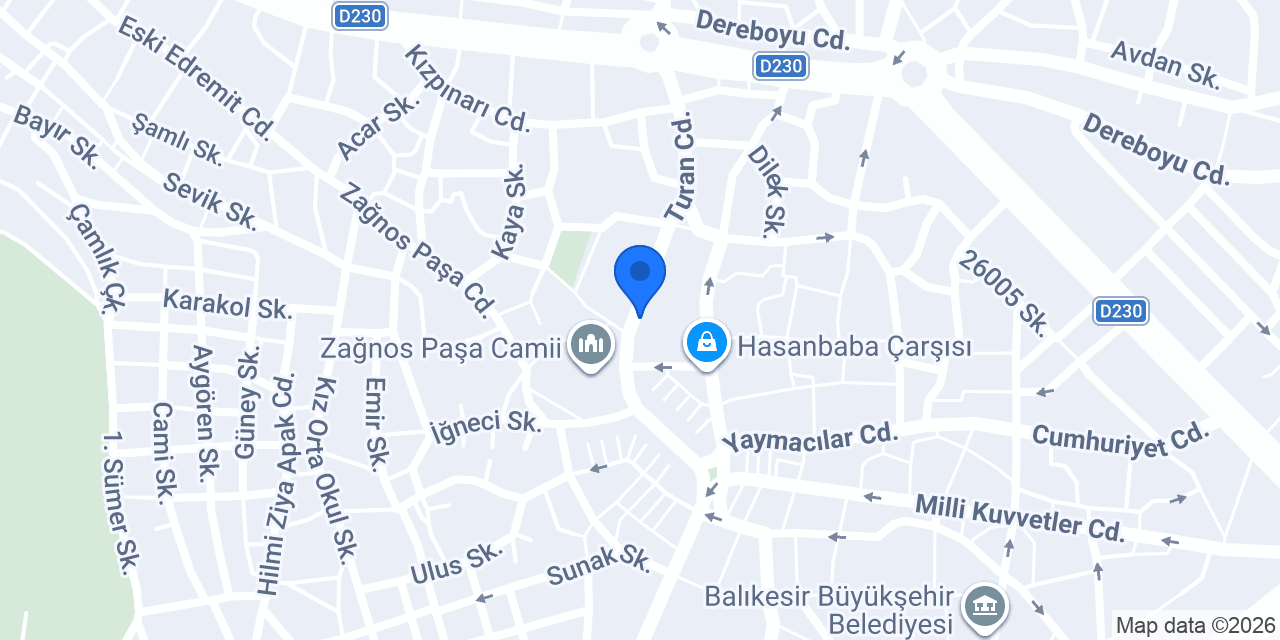 Seher Kitap Kırtasiye konumu
