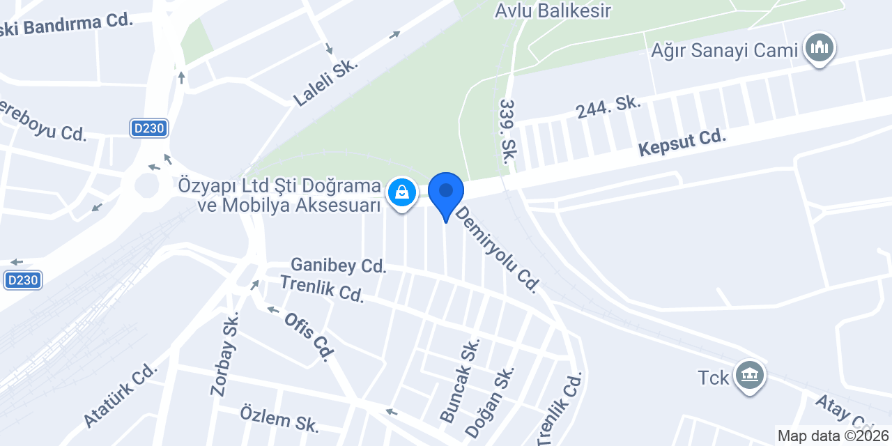 Evin mobilya konumu