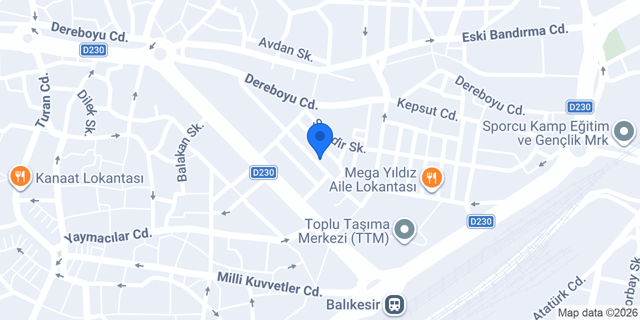 Kethüda Ticaret konumu