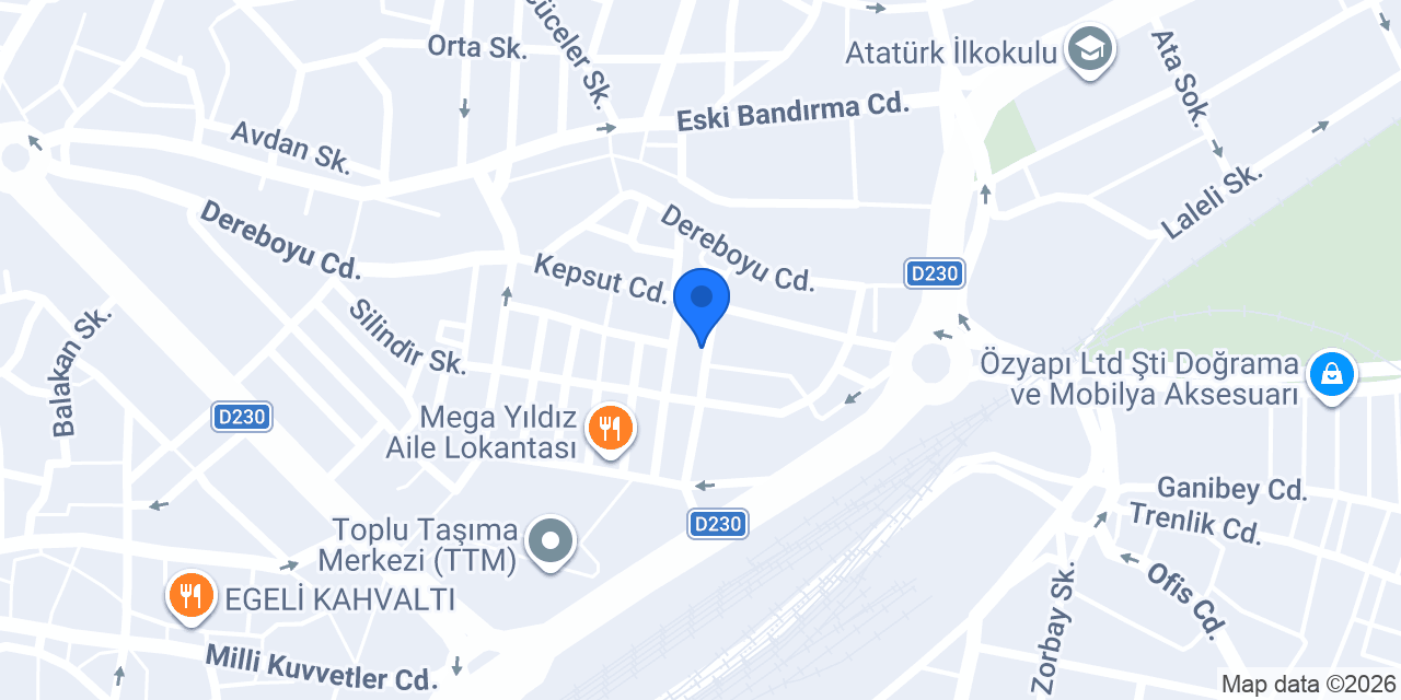 Yaşar Oto Lastik konumu