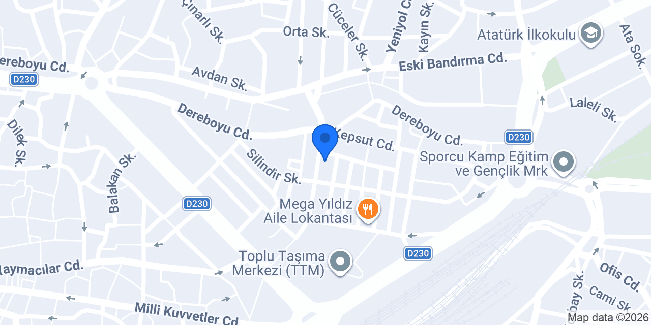 Kara Hisar Pastaneleri konumu
