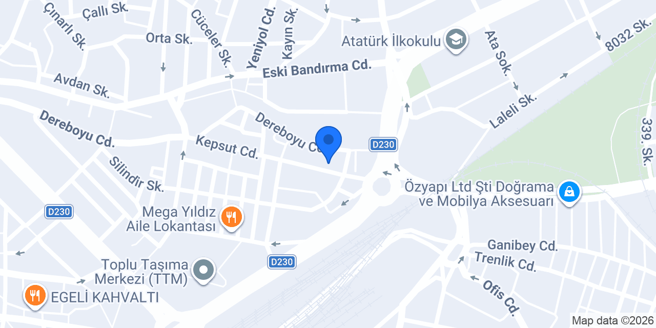Bele İnşaat konumu
